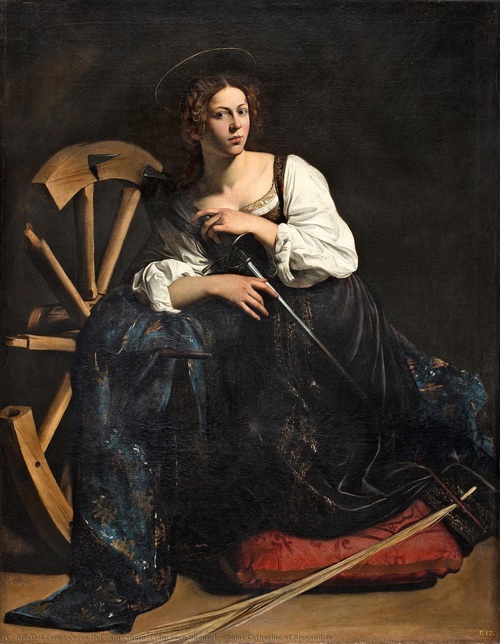 Saint Catherine Of Alexandria — Cecco Del Caravaggio (francesco Buoneri)