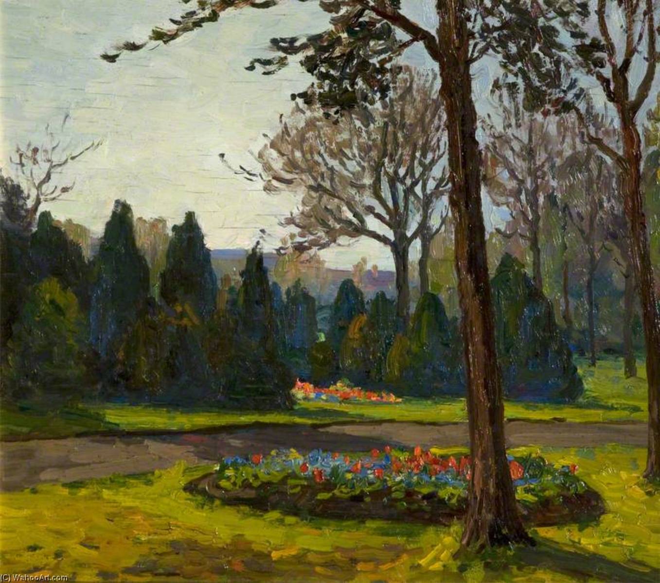 Horseshoe Flower Bed In Ormeau Park, Belfast — Hans Iten