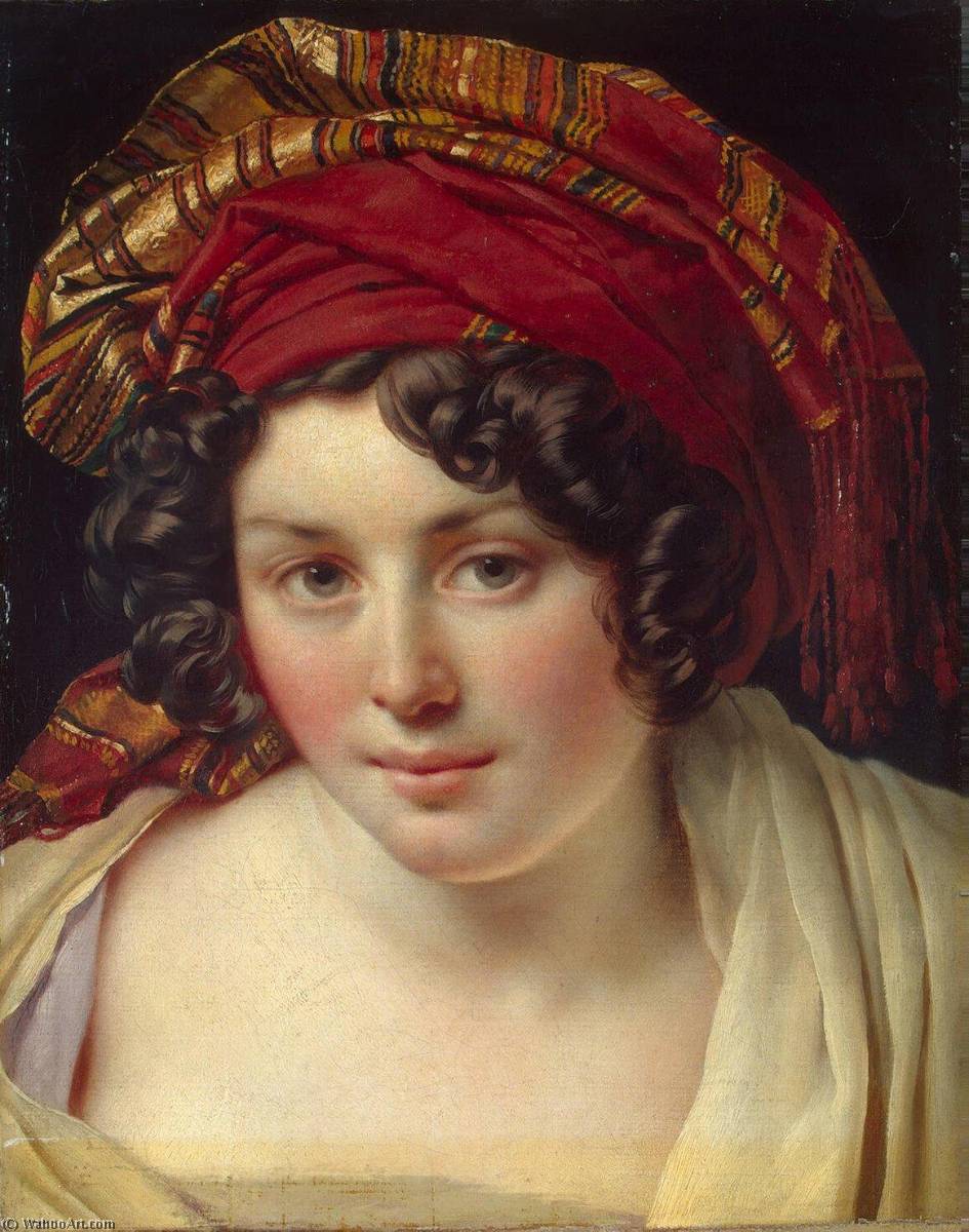 Head Of A Woman In A Turban — Anne-louis Girodet