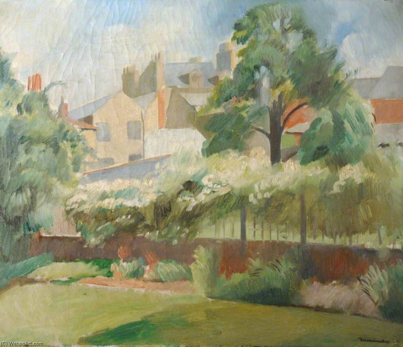 View Across Radcliffe House Garden — Bernard Meninsky