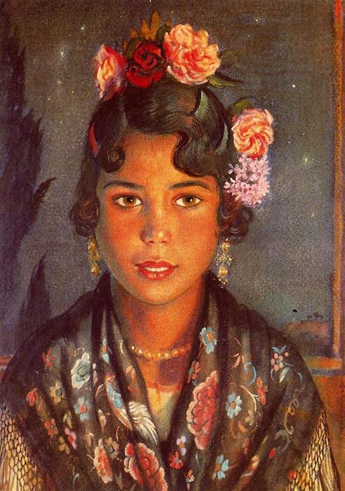 Concha, The Gypsy Girl — Jorge Apperley (george Owen Wynne Apperley)