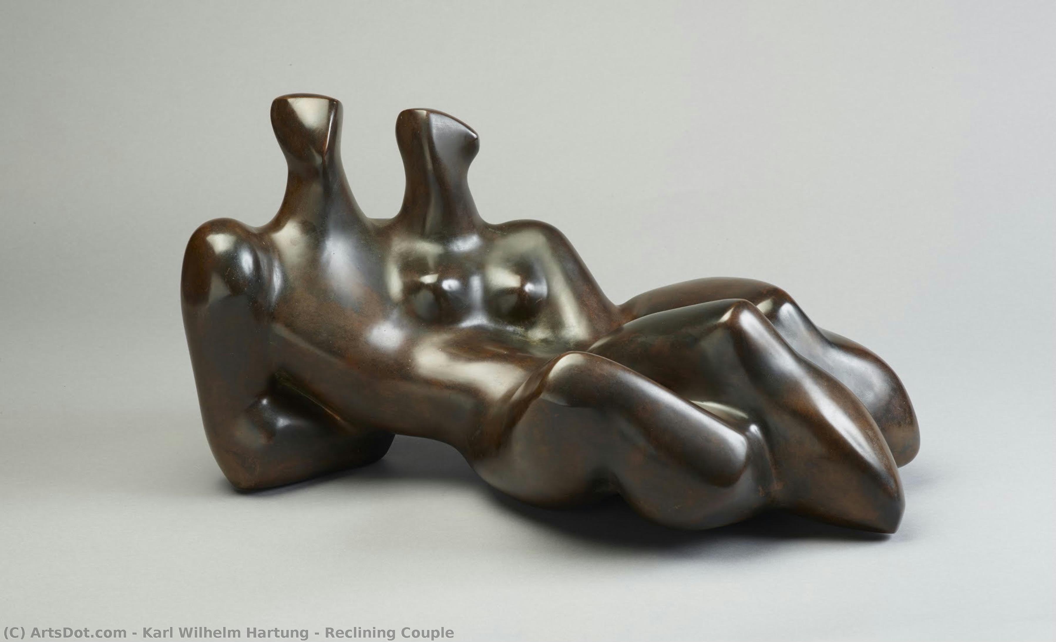 Reclining Couple — Karl Wilhelm Hartung
