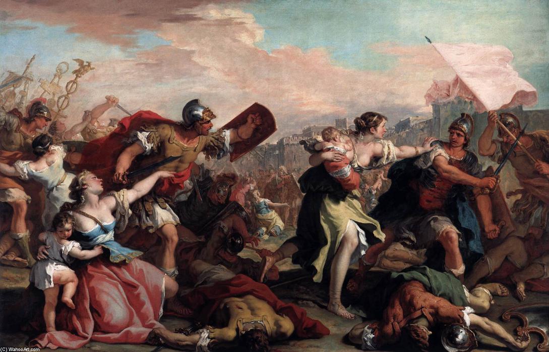 Battle Of The Romans And The Sabines — Sebastiano Ricci