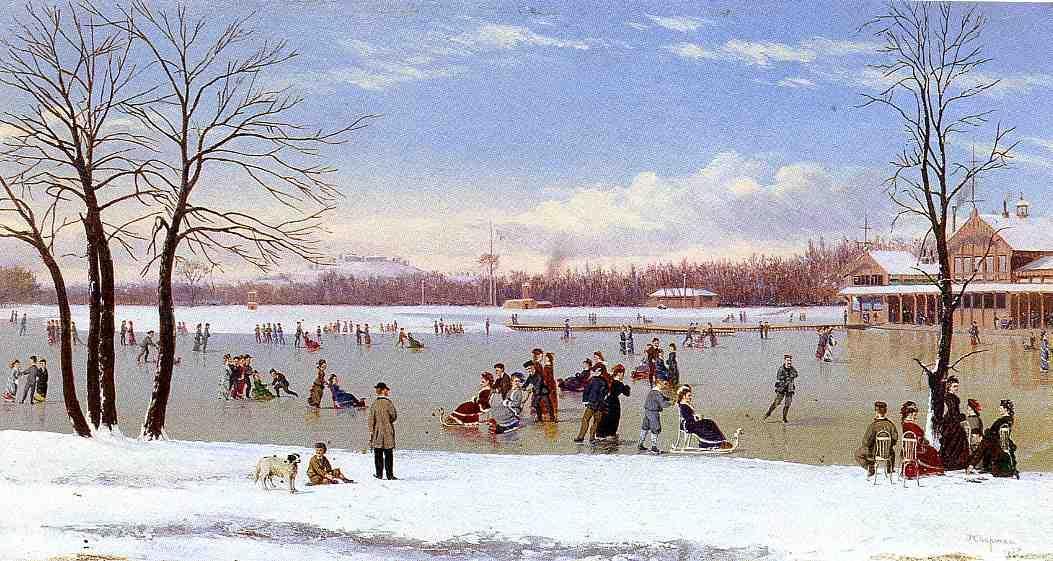 Skating In The Bois De Boulogne — Conrad Wise Chapman