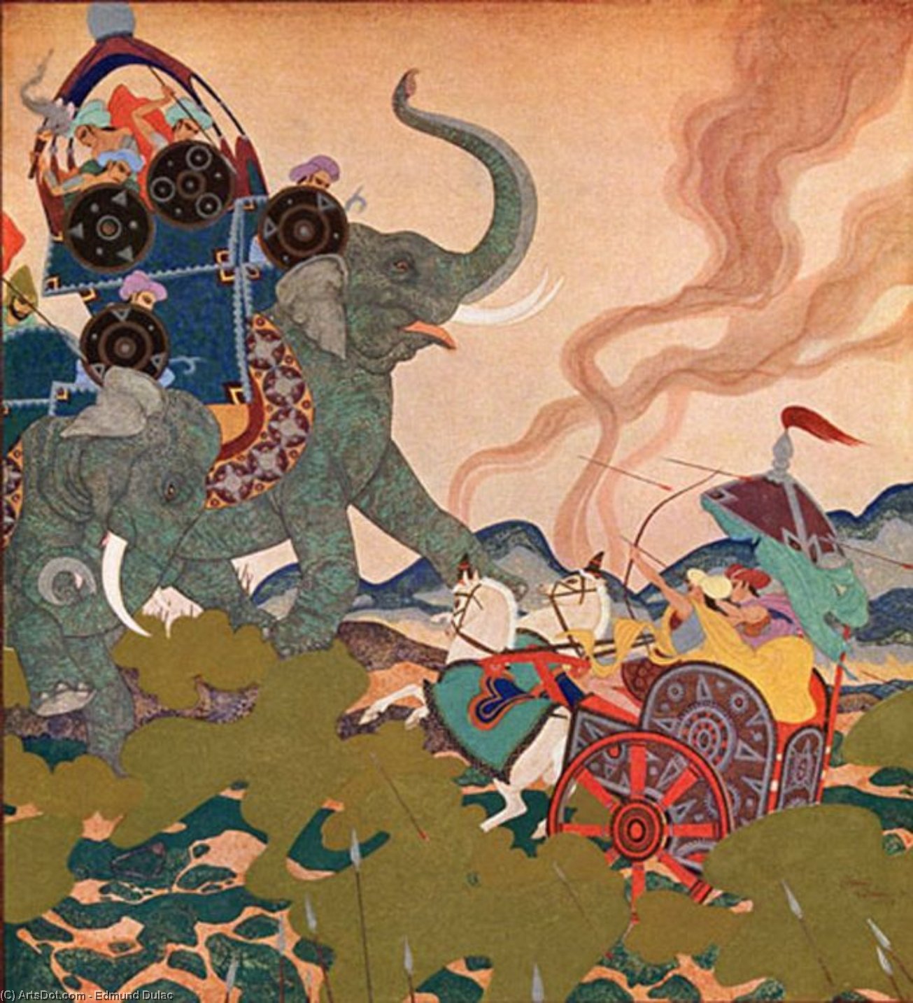 The Pearl Of The Warrior — Edmund Dulac
