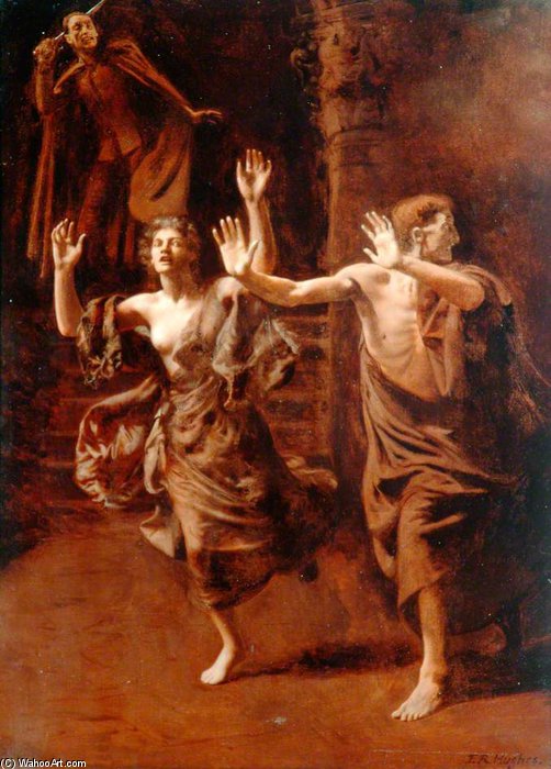 The Expulsion — Edward Robert Hughes