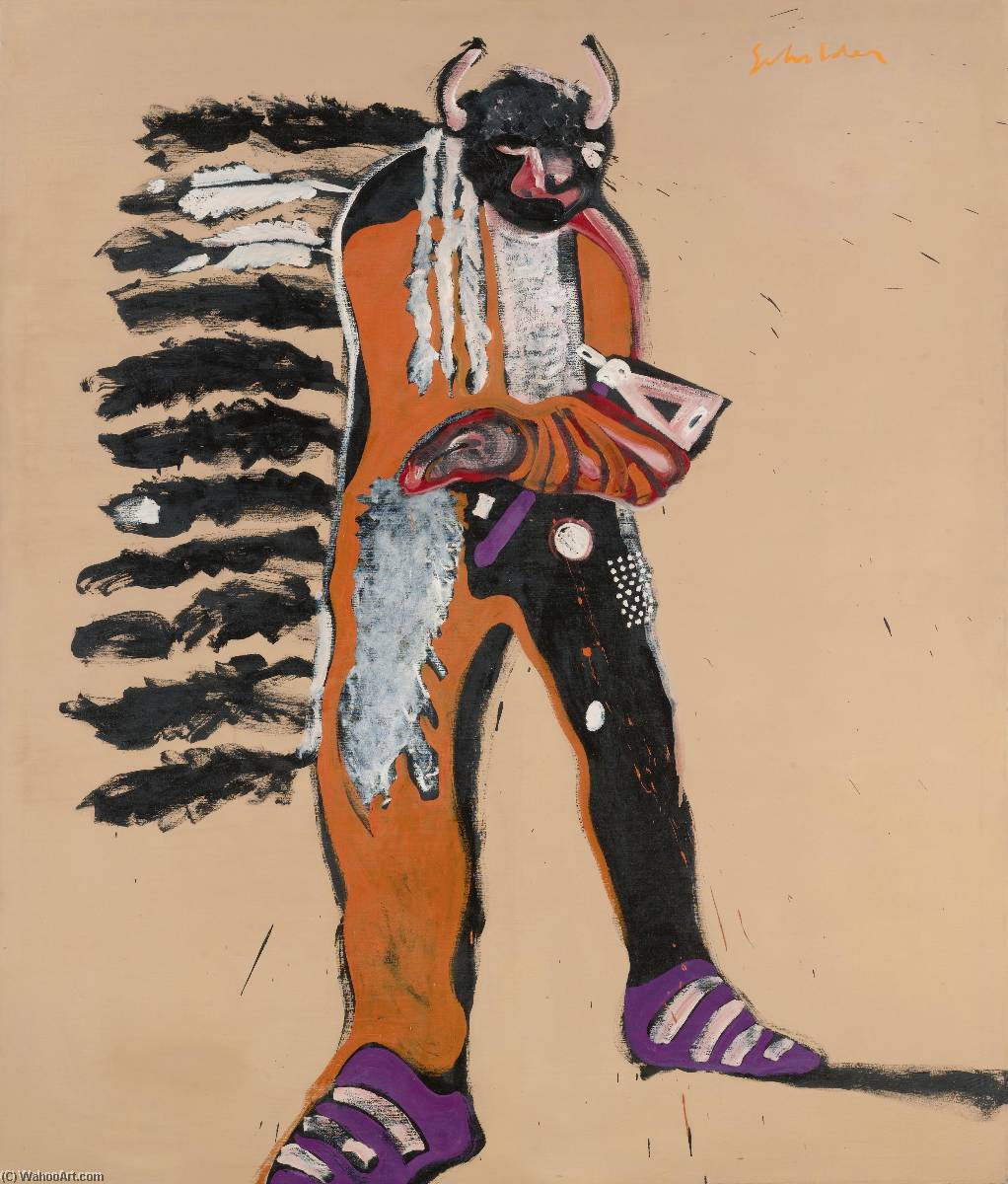 Indian With Tomahawk — Fritz Scholder
