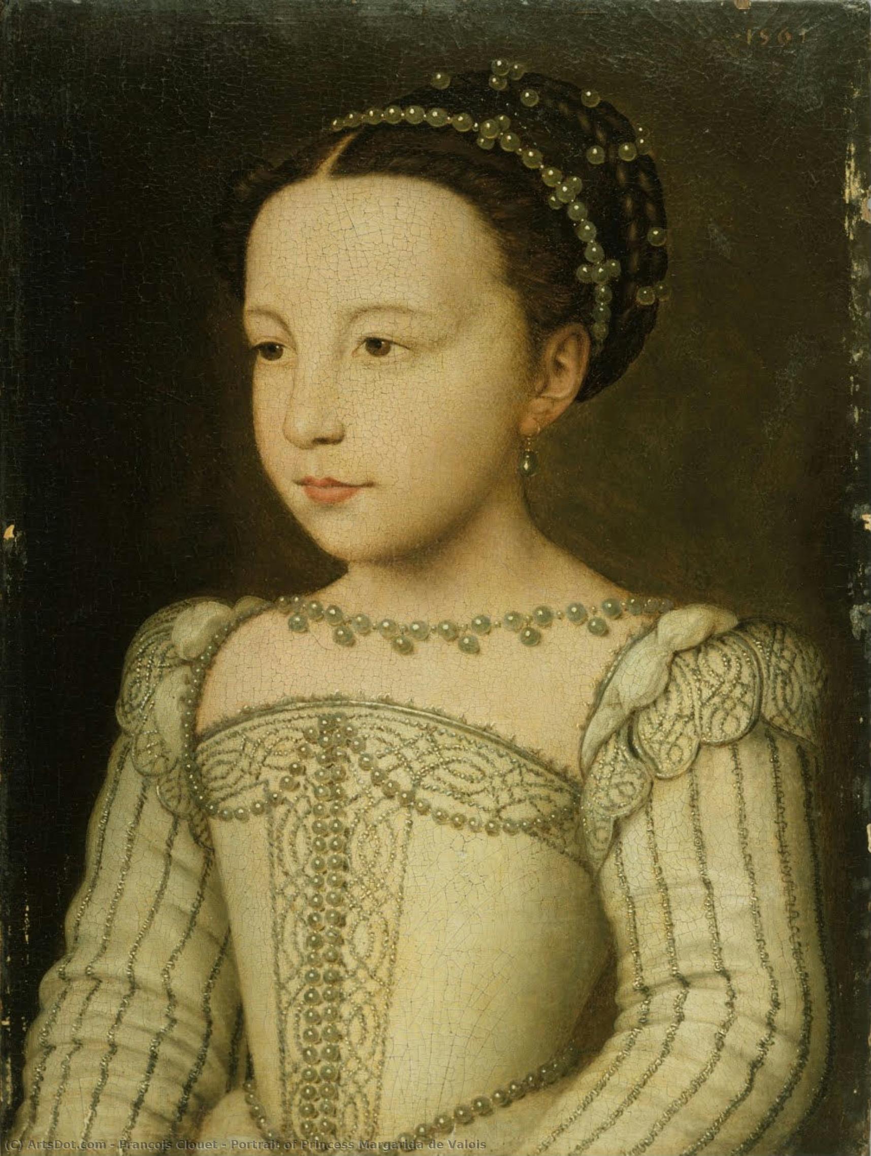 Portrait Of Princess Margarida De Valois — François Clouet