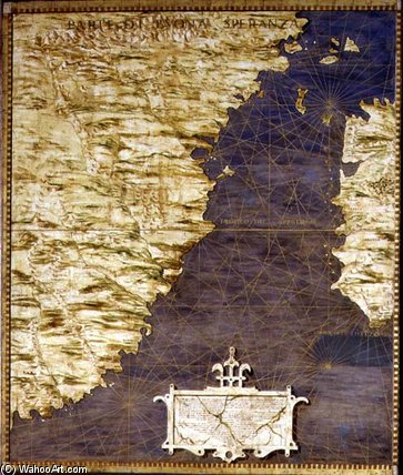 Map Of Africa, From The 'sala Delle Carte — Egnazio Danti