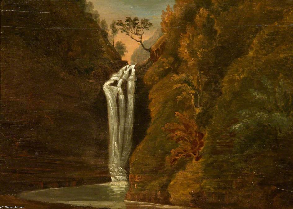 Eionon Garn On The Perddyn Or Ysgwd Or Scwd Fall, Neath Valley — Пенри Уильямс