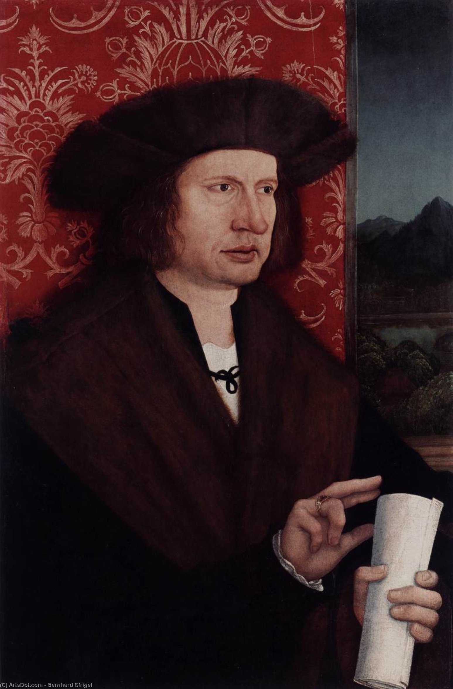Portrait Of Dr. Georg Thannstetter — Bernhard Strigel