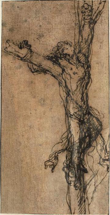 Studies For The Crucifixion Of Polycrates — Salvator Rosa