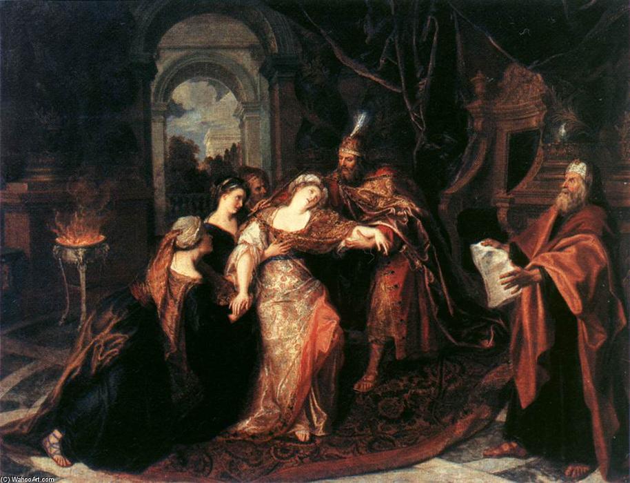 The Swooning Of Esther — Antoine Coypel Ii