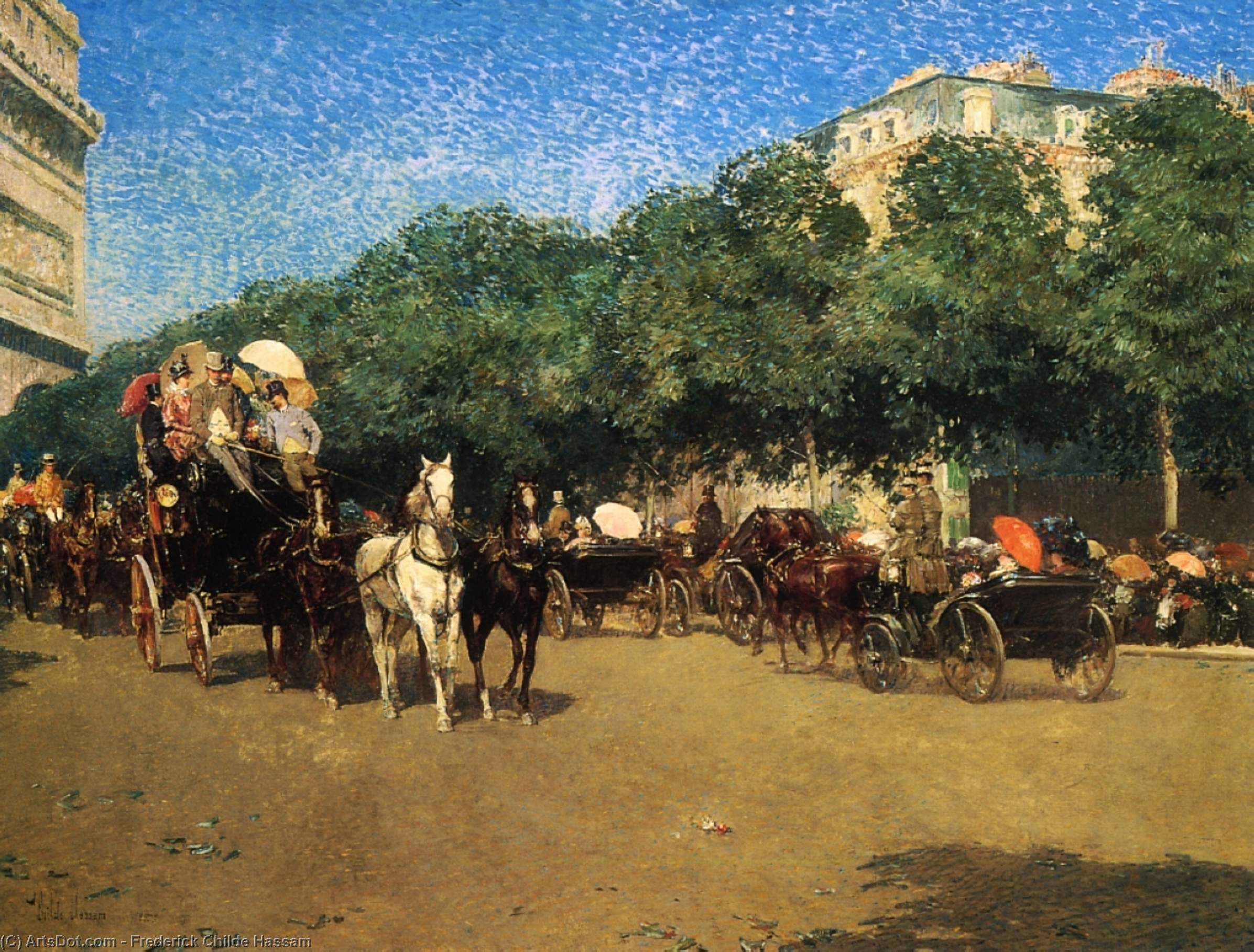'grand Prix Day (also Known As Le Jour De Grand Prix)' — Frederick Childe Hassam