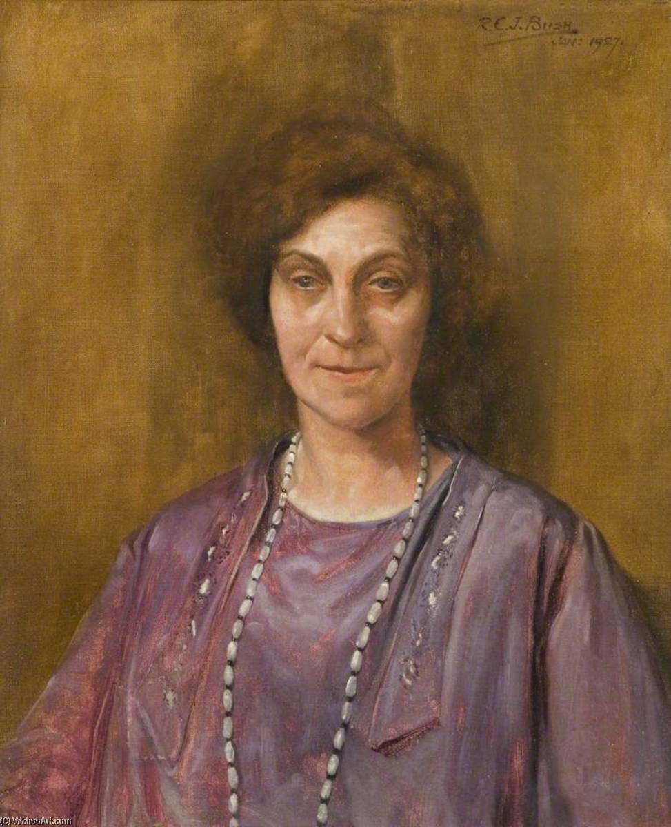 Miss Emily Ada Peters, Long Serving Employee Of The Wills Company — Reginald Edgar James Bush