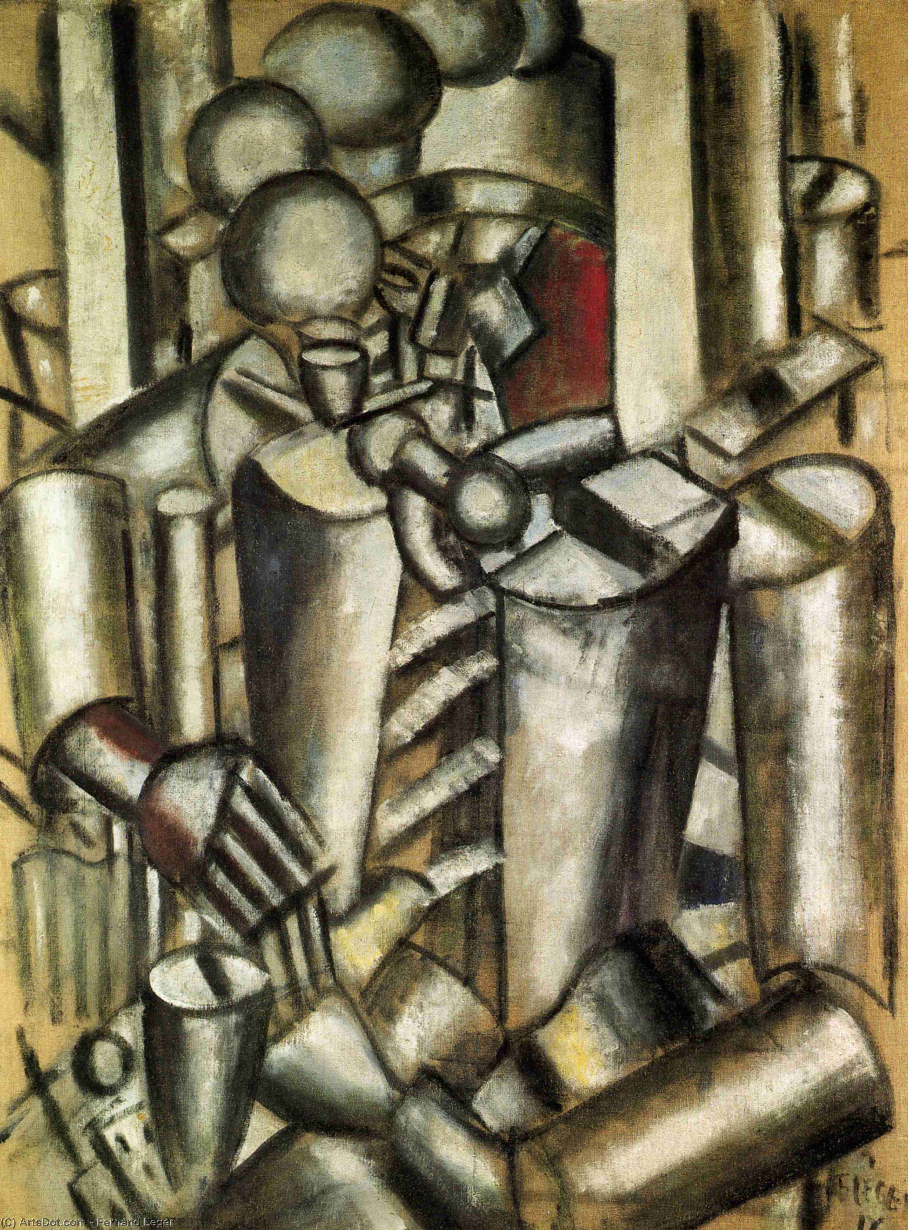 Soldier With A Pipe — フェルナンド・レジェ