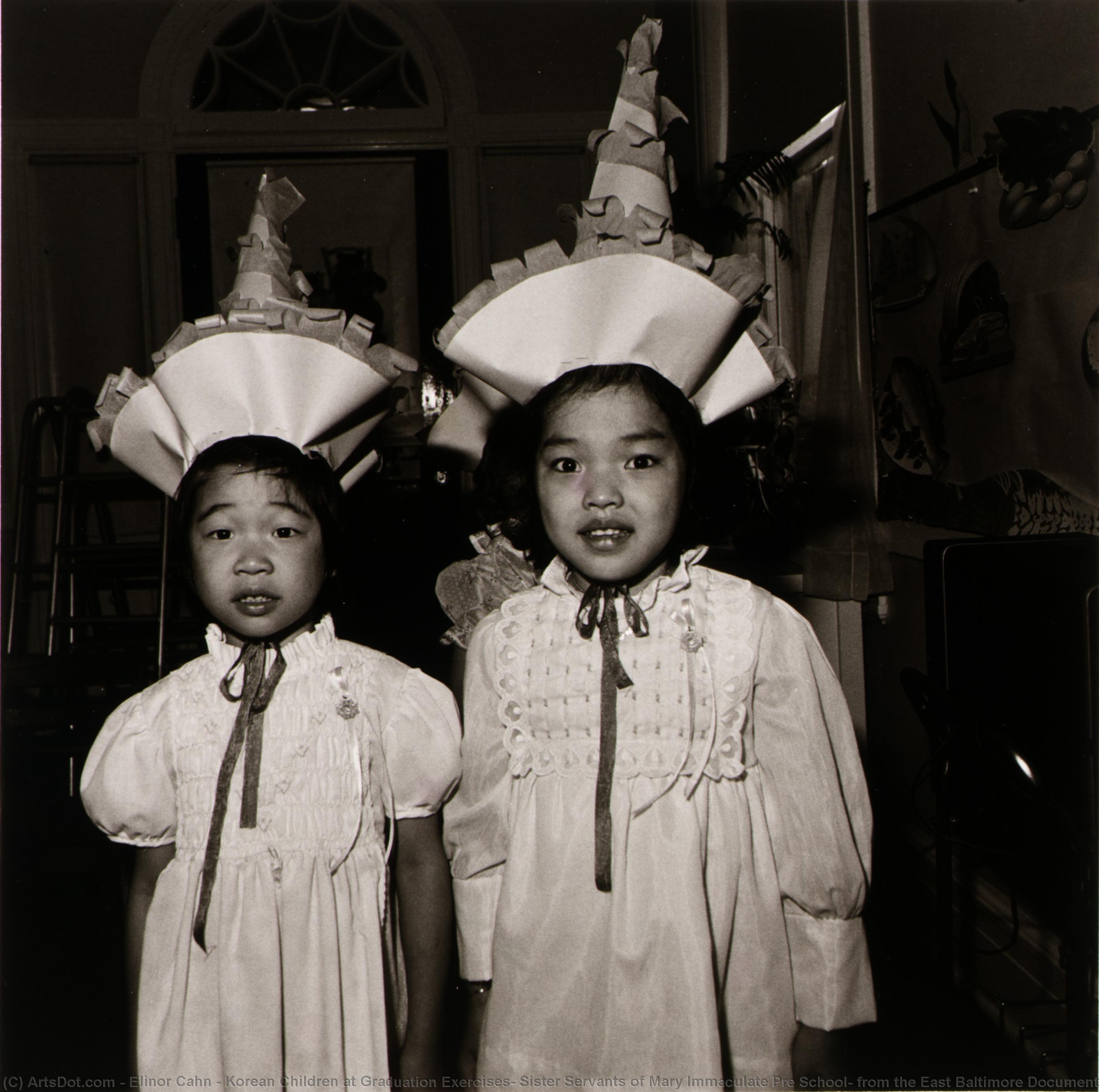 Korean Children At Graduation Exercises, Sister Servants Of Mary Immaculate Pre School, From The East Baltimore Documentary Survey Project — Elinor Cahn