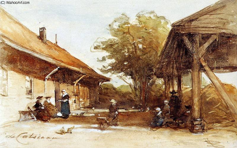 Farm De Castiaan In Scheveningen Sun — Johannes Bosboom