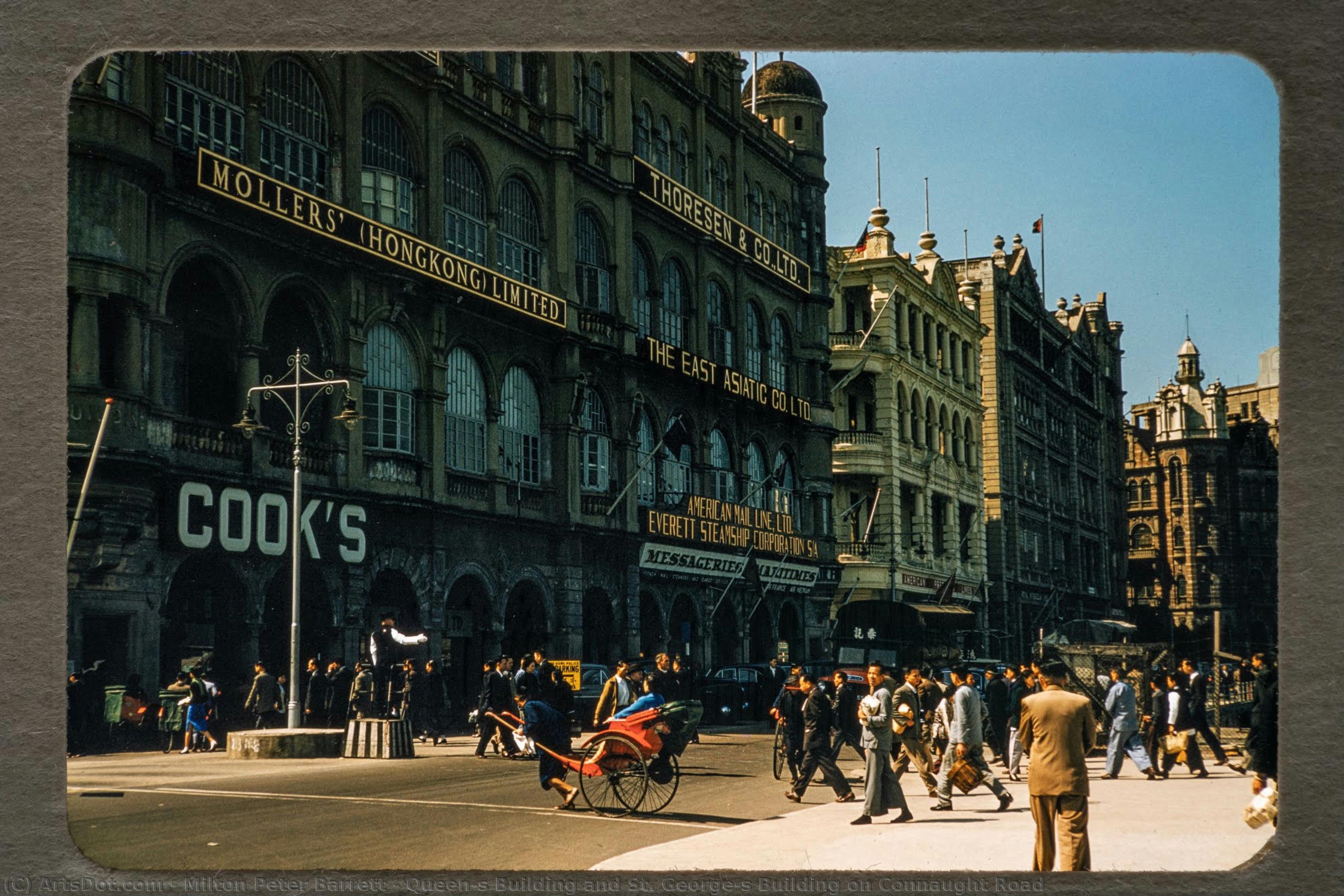 Queen’s Building And St. George’s Building On Connaught Road — Milton Peter Barrett