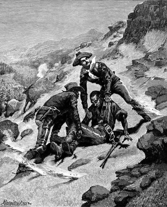 The Rescue Of Corporal Scott — Frederic Remington