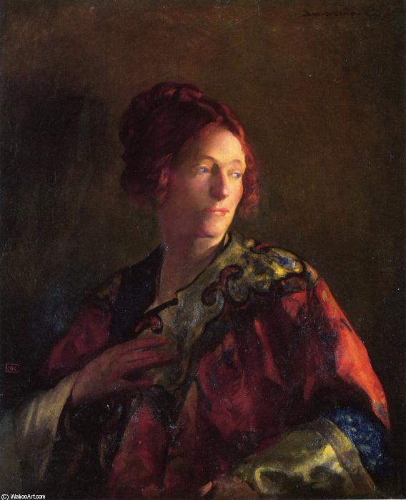 Red And Gold (aka Portrait Of Miss Pearson) — Joseph Rodefer Decamp