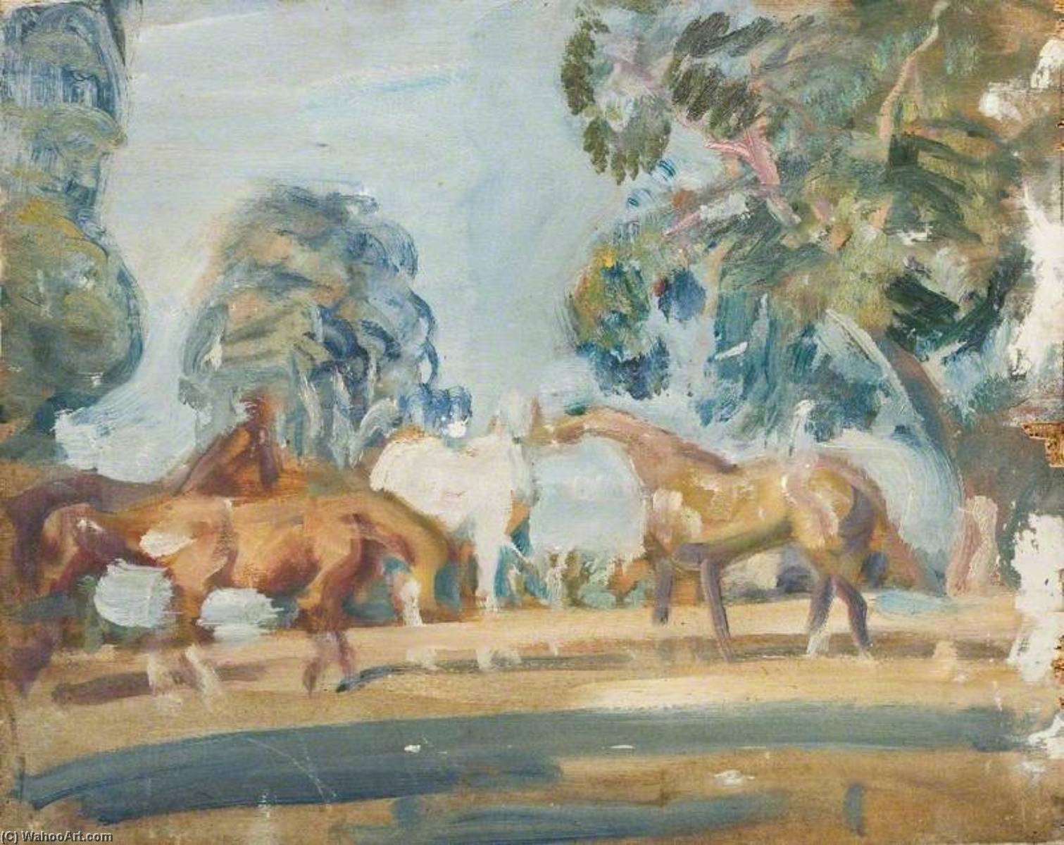 Study Of 'rose', 'wild Bird', 'peggy' And 'stockings' — Sir Alfred James Munnings