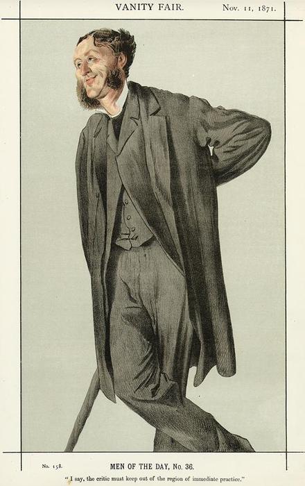 Caricature Of Matthew Arnold — Jacques Joseph Tissot
