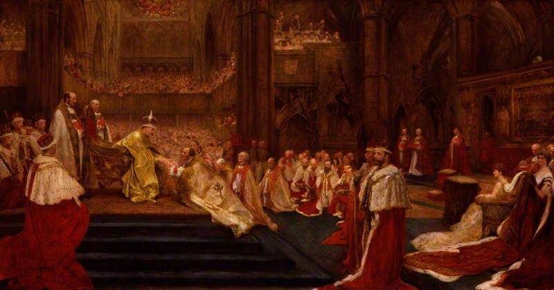 The Homage Giving Westminster Abbey, 9 August, 1902 — John Henry Frederick Bacon