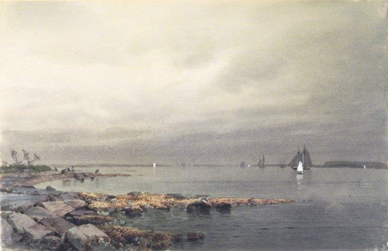 Calm Before A Storm, Newport — William Trost Richards