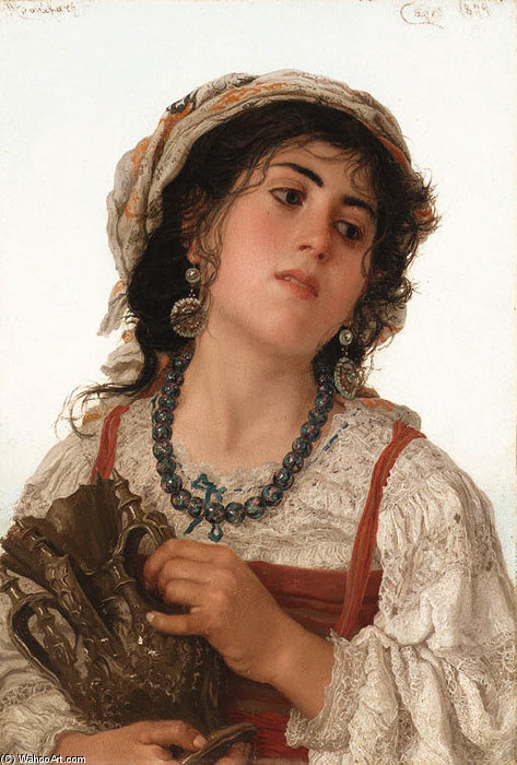 A Young Italian Peasant Girl — Adriano Bonifazi