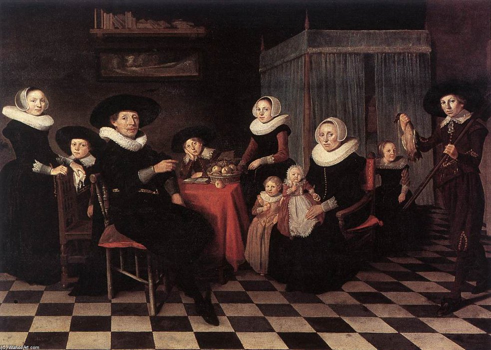Family Portrait — Palamedesz Anthonie (stevaerts)