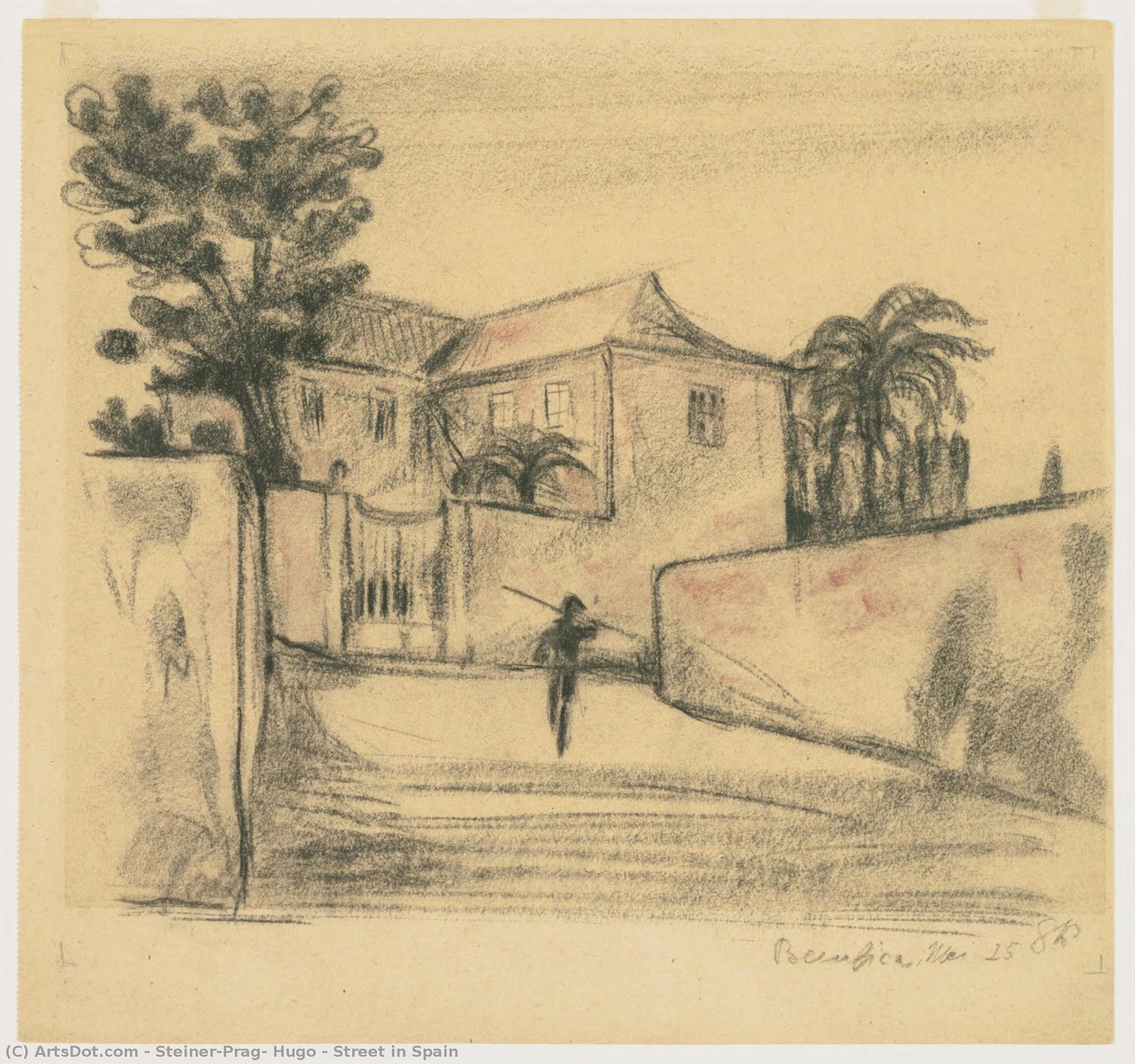 Street In Spain — Hugo Steiner-prag