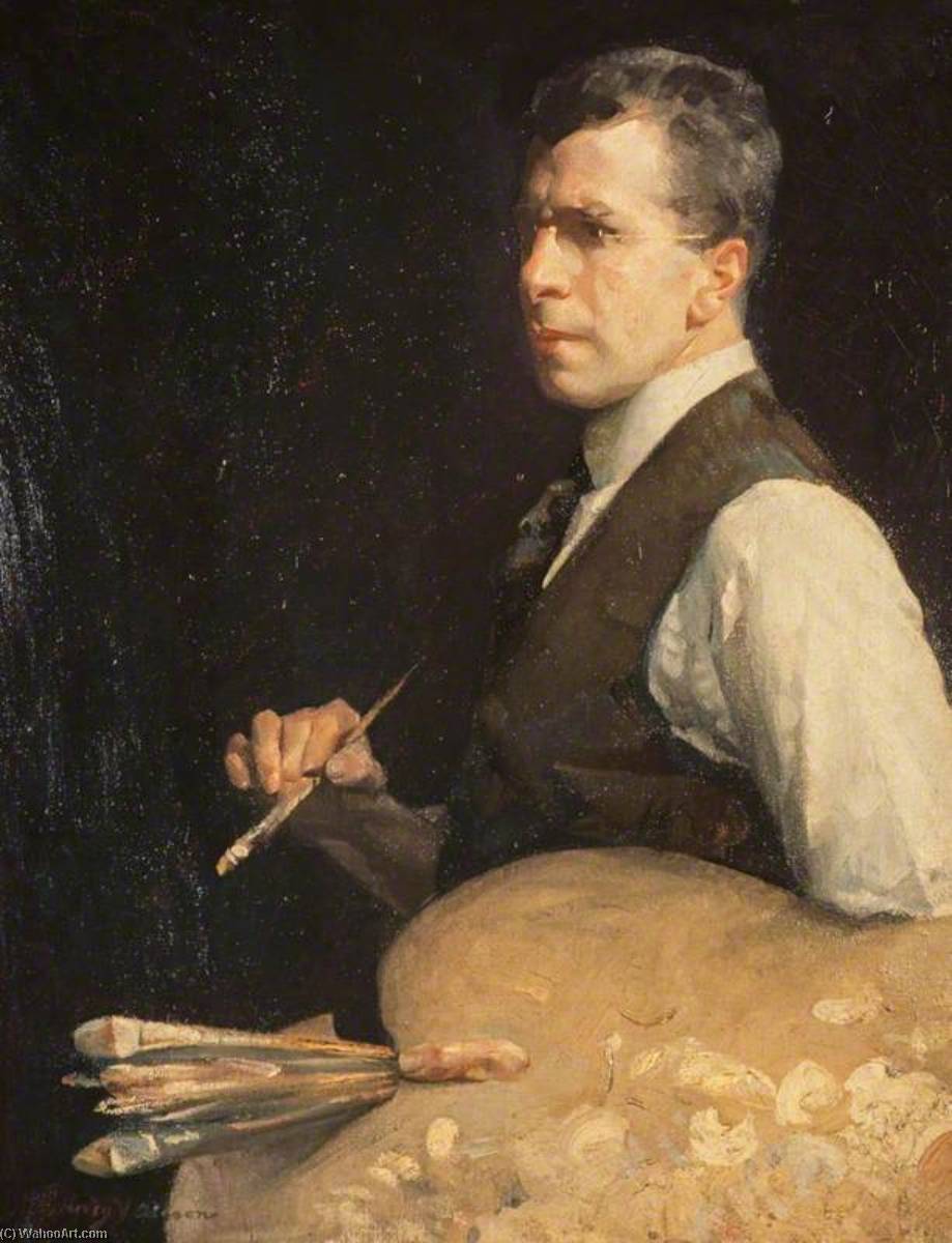 Henry Young Alison (1889–1972), Artist, Self Portrait — Henry Young Alison