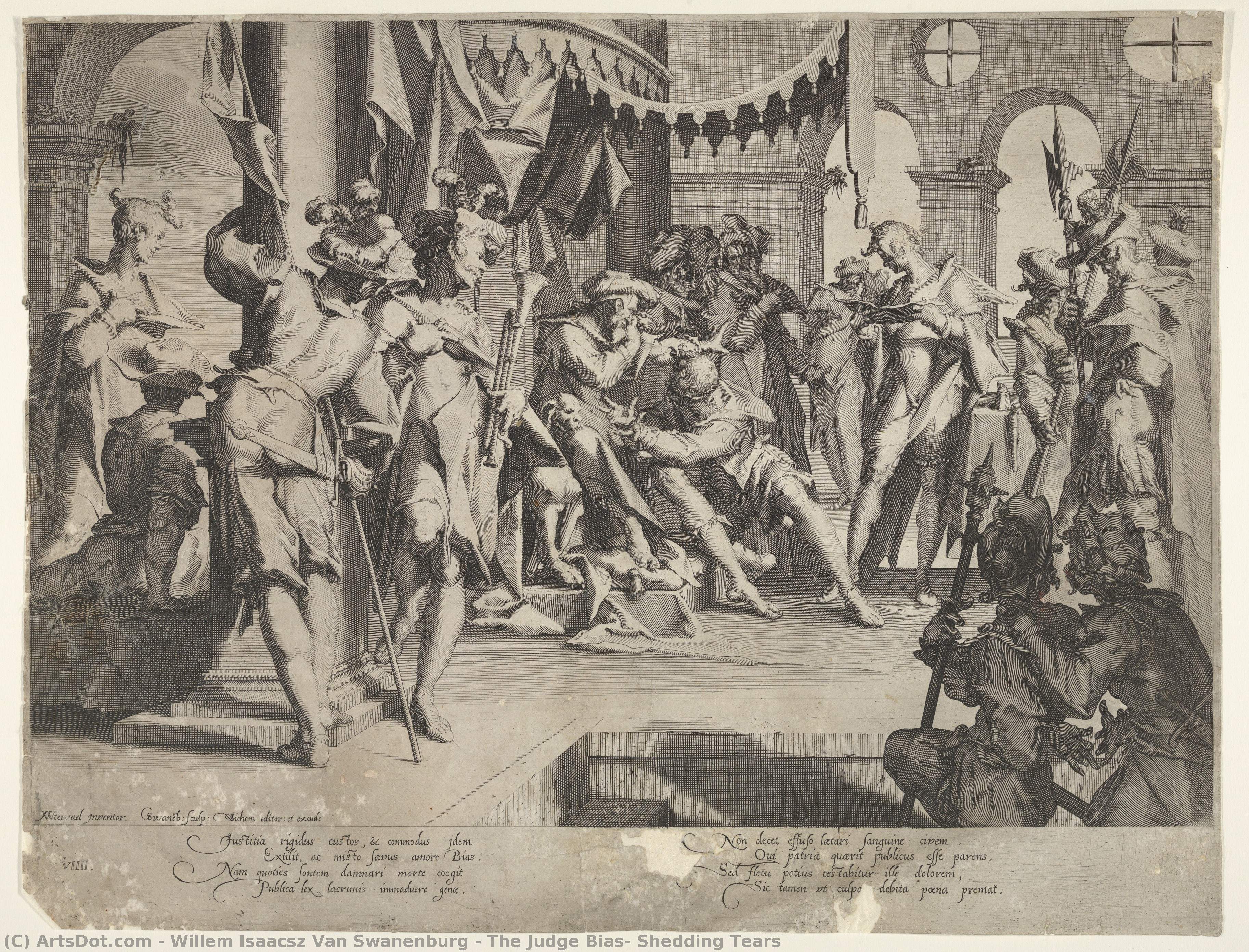 The Judge Bias, Shedding Tears — Willem Isaacsz Van Swanenburg