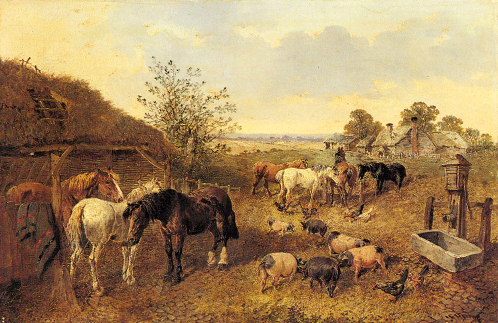 A Farmstead — Džon Frederik Hering Junior