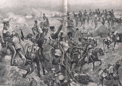 Charge Of The 23rd Dragoons Against The French — Richard Caton Woodville