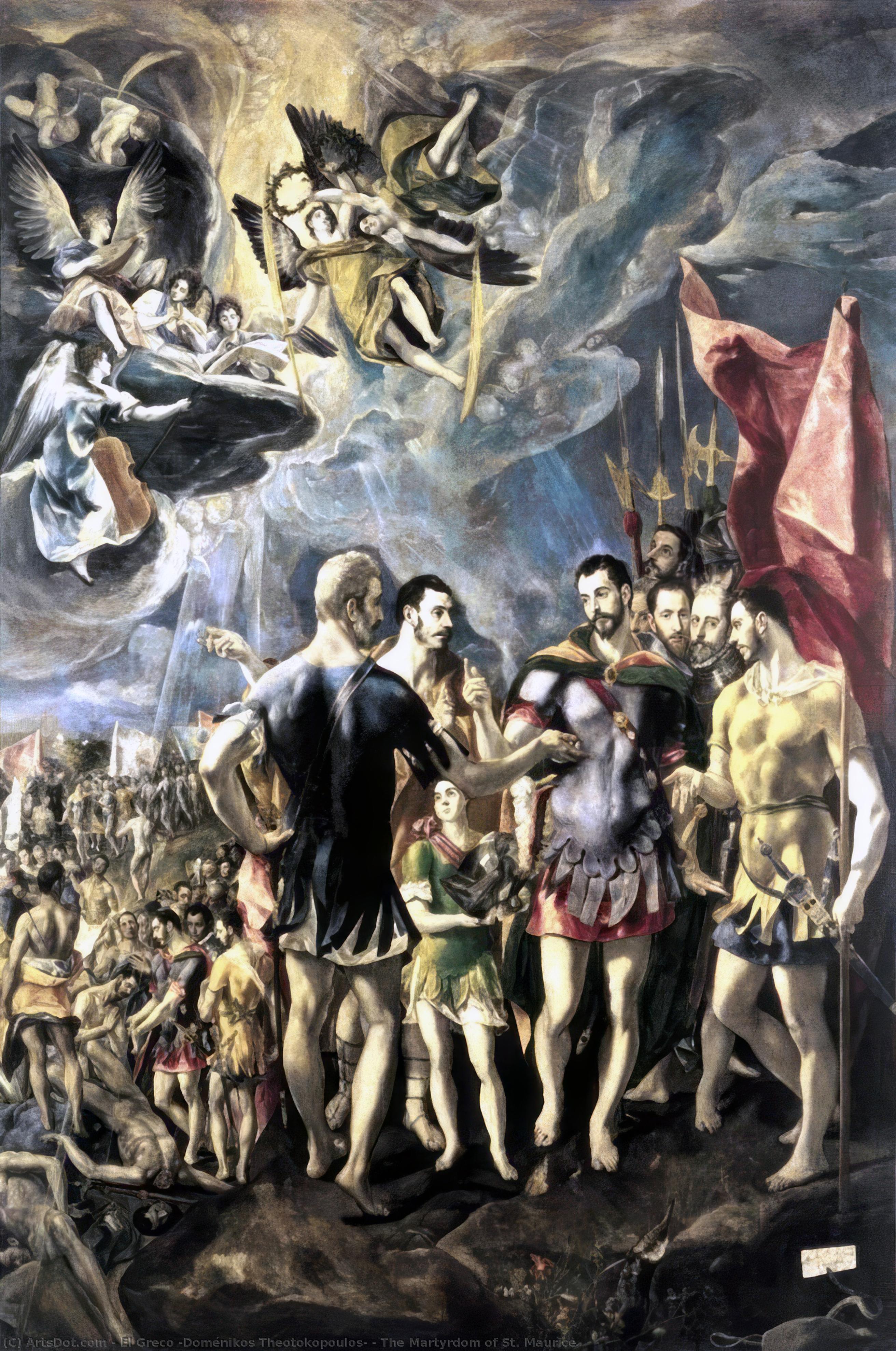 The Martyrdom Of St. Maurice — El Greco