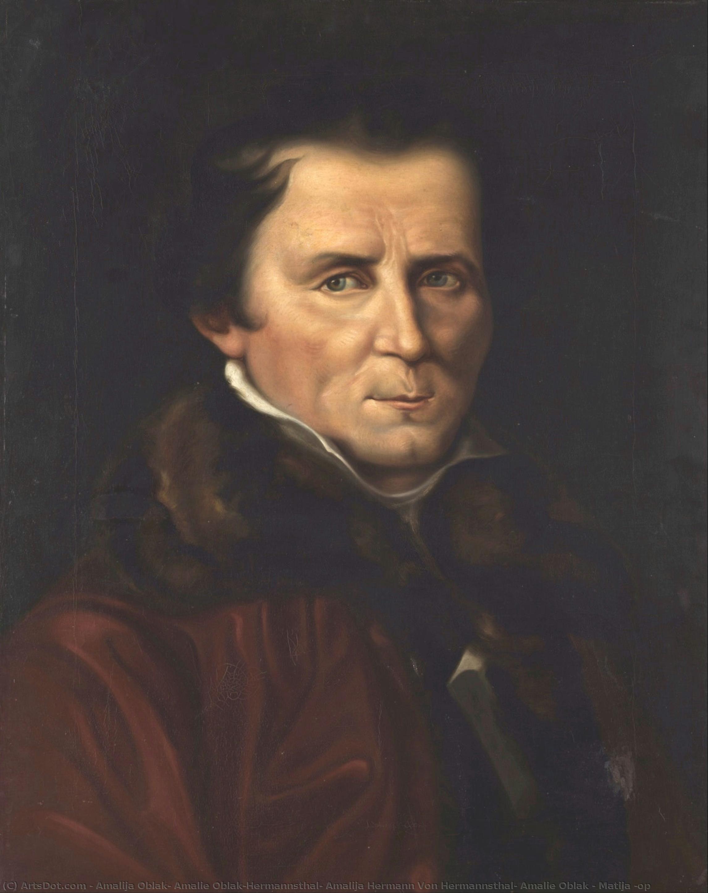 Matija Čop — Amalija Oblak, Amalie Oblak-hermannsthal, Amalija Hermann Von Hermannsthal, Amalie Oblak