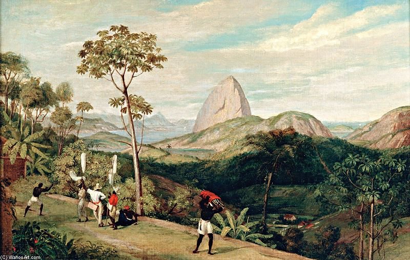 View Of Sugarloaf Mountain From The Silvestre Road - — Charles Landseer