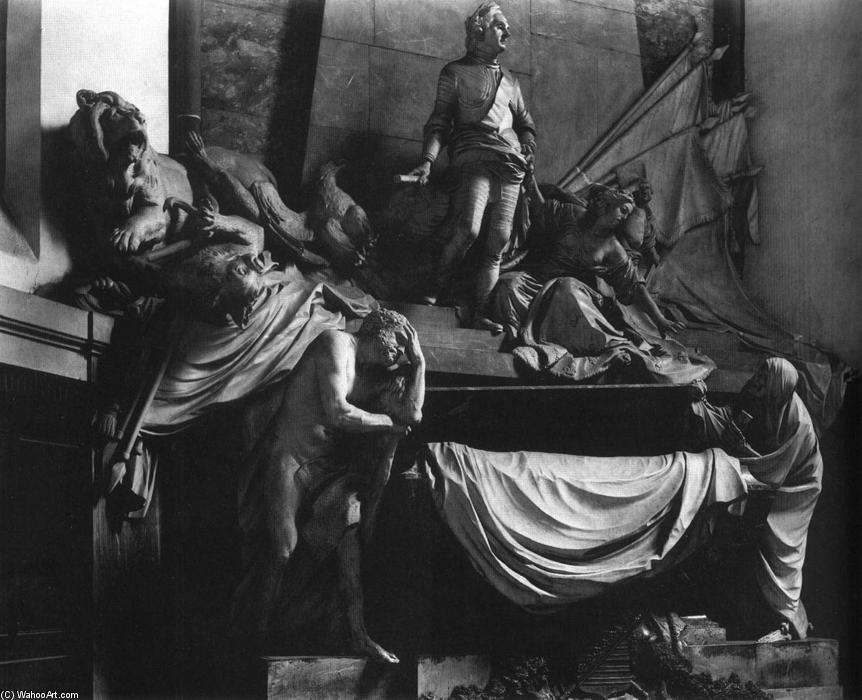 Mausoleum Of The Maréchal De Saxe (detail) — Jean-baptiste Pigalle