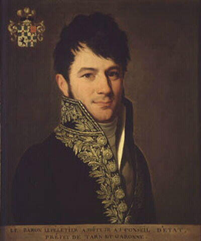 Portrait Du Baron Le Pelletier Préfet De Tarn Et Garonne — Louis Léopold Boilly