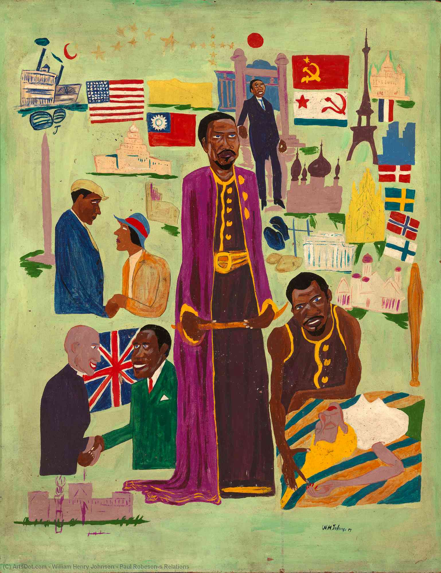 Paul Robeson's Relations — William H. Johnson