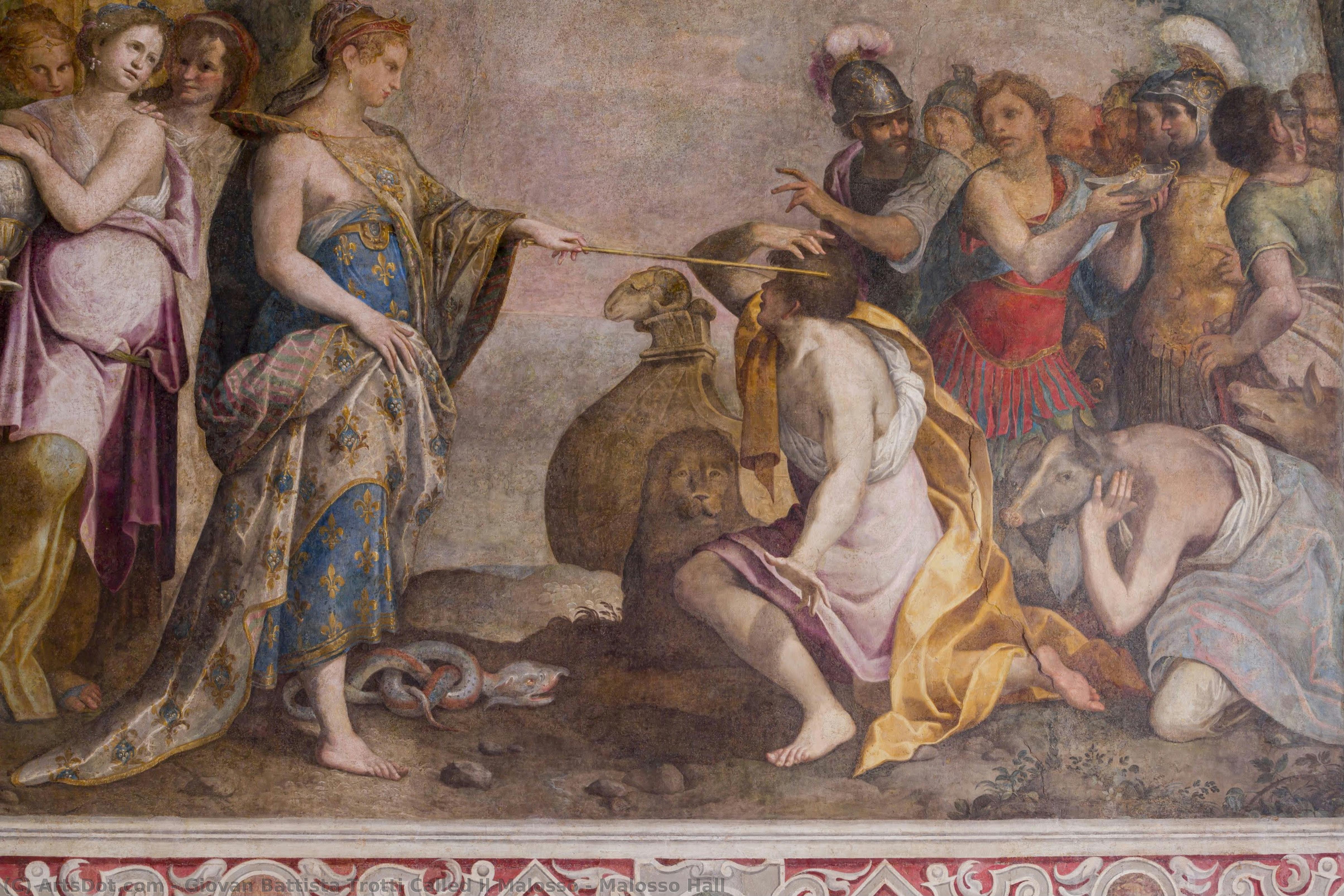 Malosso Hall — Giovan Battista Trotti Called Il Malosso