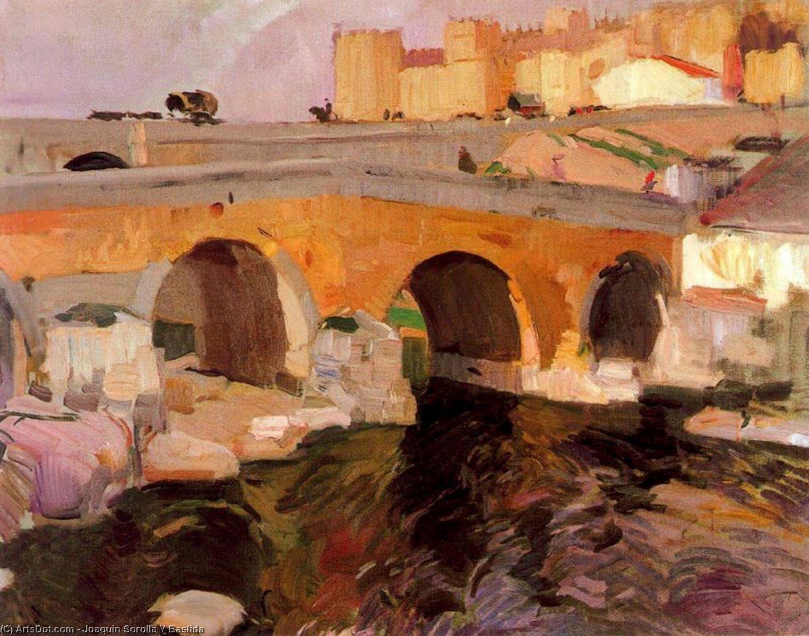 El Puente Viejo De Avila — Joaquín Sorolla Y Bastida