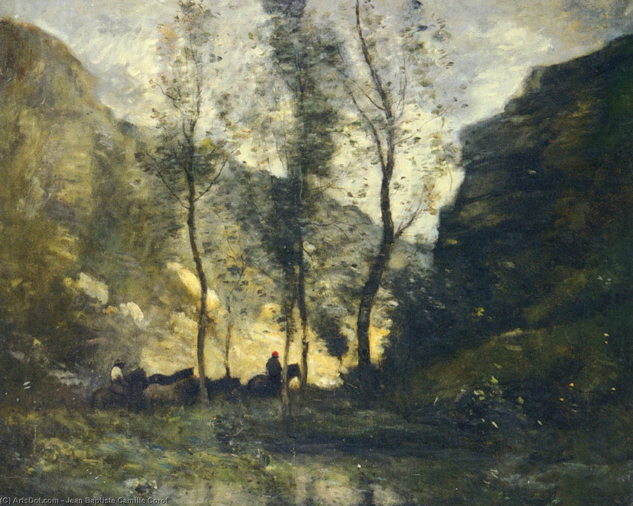Les Contrebandiers — Jean-baptiste-camille Corot