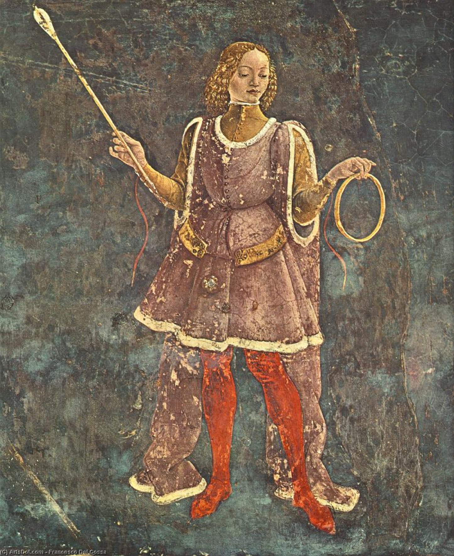 Allegory Of March: Triumph Of Minerva (detail) (11) — Francesco Del Cossa