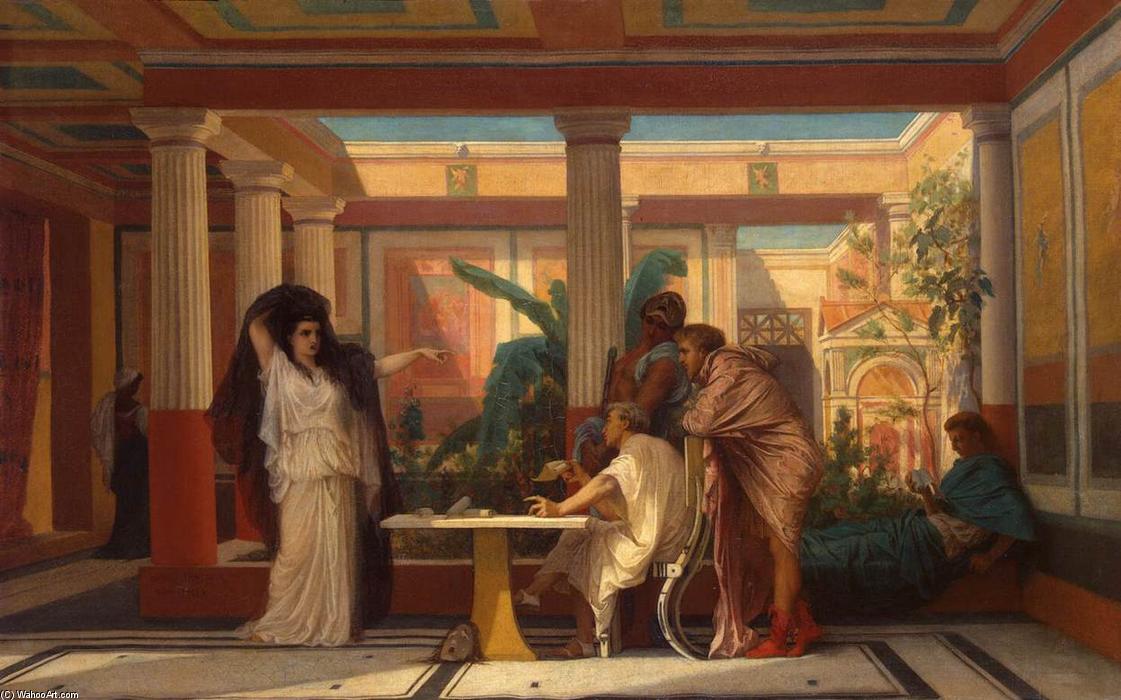 Theatrical Rehearsal In The House Of An Ancient Rome Poet — Gustave Clarence Rodolphe Boulanger