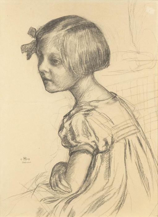 Mademoiselle Nele Van De Velde — Theo Van Rysselberghe