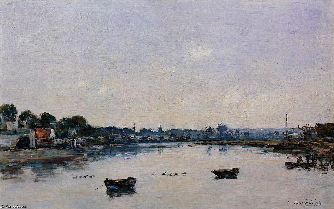 The Banks Of The Touques — Eugène Louis Boudin