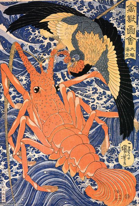 Lobster — Utagawa Kuniyoshi